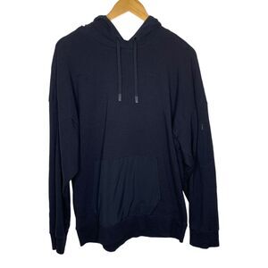 All in Motion womens oversized pullover hoodie black size medium